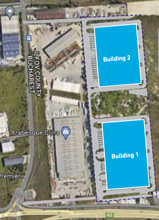 Depozite Logicor Bucharest III Pallady, București - depozite de închiriat. Plan de situație.